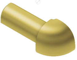 Schluter Rondec 90 Degree Outside Corner Satin Brass